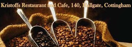 Kristoffs Restaurant, Cafe, Hallgate, Cottingham. Tel: 01482 876886